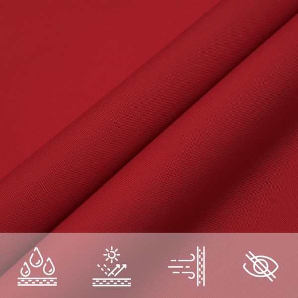 vidaXL Sonnensegel Oxford-Gewebe Rechteckig 3x5 m Rot 135652 Bild 7