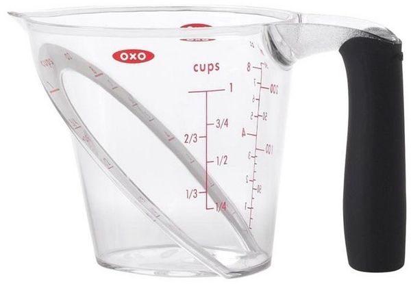 OXO Good Grips Messbecher, Kunststoff, 250 ml, abgewinkelt