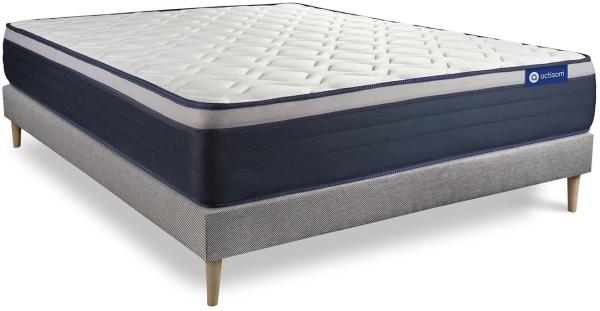 Actimemo max matratze 200x200 cm + Bettgestell mit lattenrost - Dicke : 26cm - Memory-Schaum - H4 Bild 3