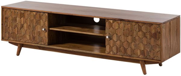 TV-Board Akazie 170x42x48 Akazie natur lackiert MOSAYK #111
