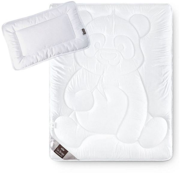 SEI Design Babybettdecke Baby Kinder Bett-Set Decke 100x135 + Kissen 40x60, Füllung: Polyester, Bezug: weichste Mikrofaser, Kochfest