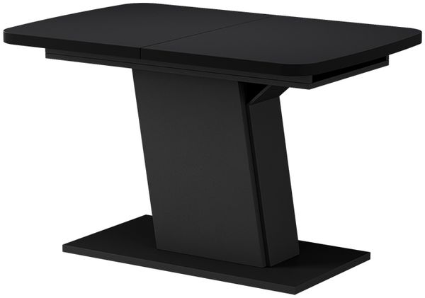 Esstisch Fenaro Schwarz 120 x 80 cm ausziehbar Vicco