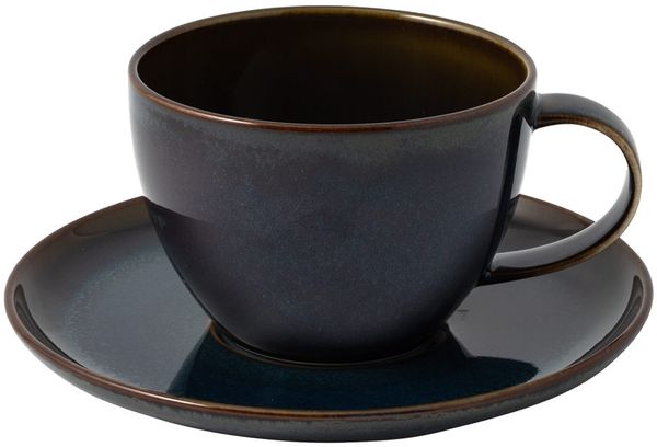 like. by Villeroy & Boch Crafted Kaffeetasse mit Untertasse 2-teilig - Denim