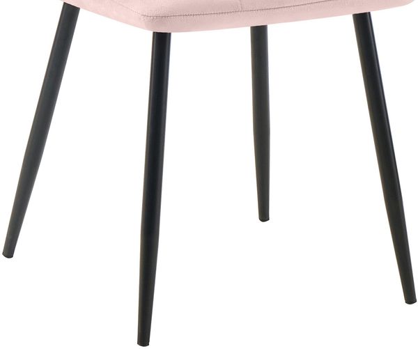 Esszimmerstuhl Tilde 2 Esszimmerstühle pink Samt Bild 6