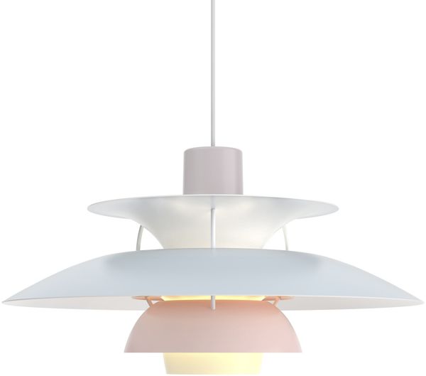 PH 5 Pendelleuchte Pastell Grau/Blau/Rose