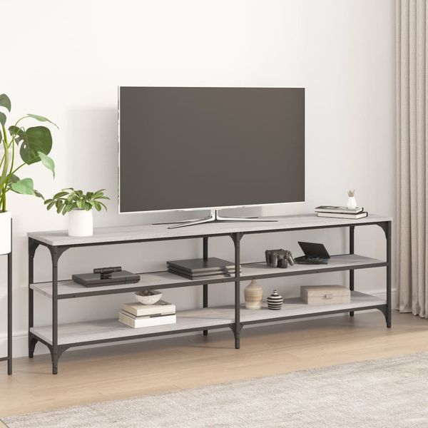 vidaXL TV-Schrank Grau Sonoma 160x30x50 cm Holzwerkstoff 826752