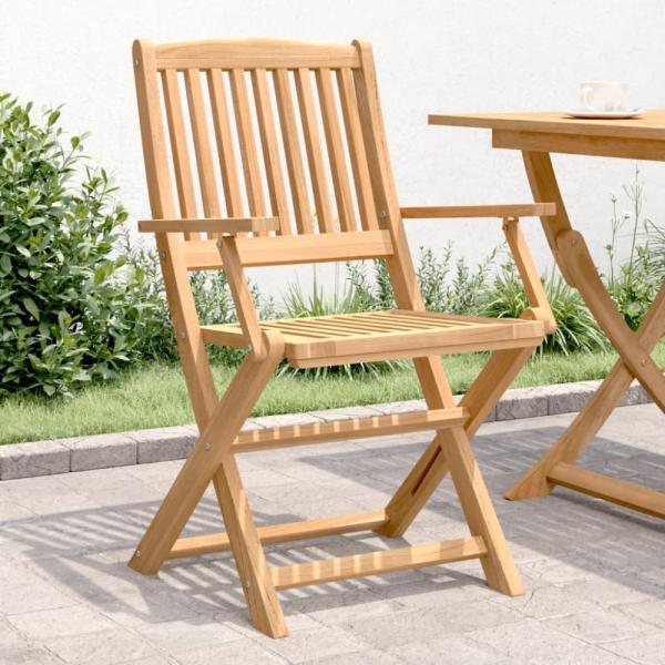 vidaXL Gartenstühle 2 Stk. Klappbar 58 x 54,5 x 90 cm Massivholz Akazie 365741