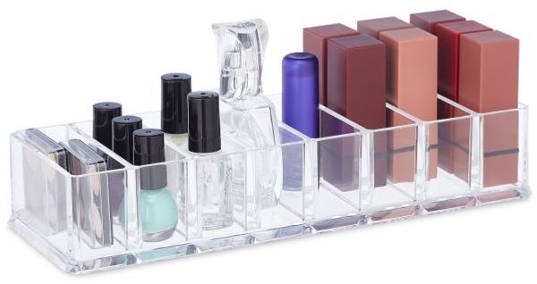 Relaxdays Make Up Organizer mit 8 Fächern