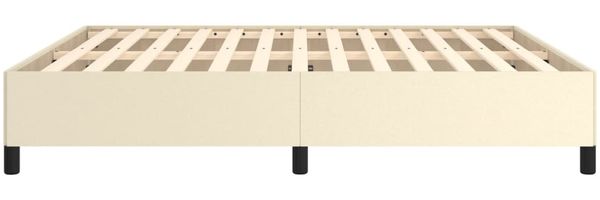 vidaXL Bettgestell Creme 160x200 cm Kunstleder [347259] Bild 6
