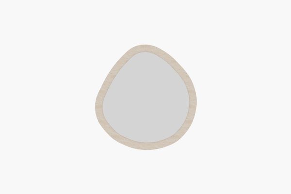 ibonto WANDSPIEGEL Granit Optik Hängespiegel asymmetrisch (H 70 x T 70 x B 70 cm)