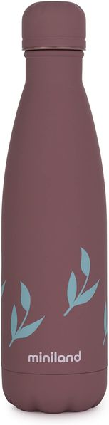 Miniland BOTTLE FLOWERS 500ML. Hochwertige Isolierflasche, hält Getränke stundenlang heiß oder kalt