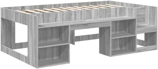 vidaXL Kinderbettgestell mit Stauraum Grau Sonoma 98,5 x 200 cm 3422616 Bild 3