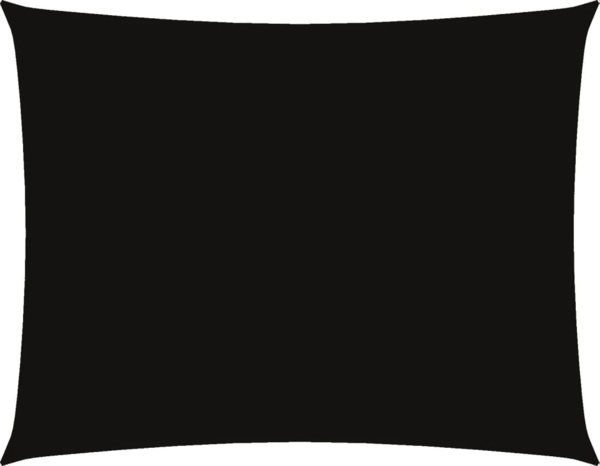 vidaXL Sonnensegel Oxford-Gewebe Rechteckig 5x6 m Schwarz 135769