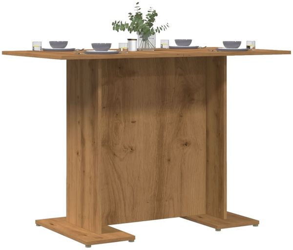 vidaXL Esstisch Artisan-Eiche 110x60x75 cm Holzwerkstoff 855809
