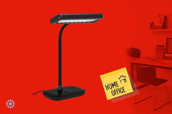 Di-Ka LED Tageslichtleuchte schwarz, dimmbar, kaltweiß