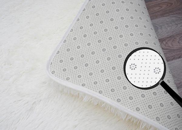 Teppich HWC-F69, Shaggy Läufer Hochflor Langflor, Stoff/Textil flauschig weich 160x120cm ~ braun Bild 4