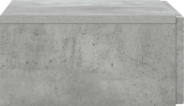 vidaXL Wandmontierter Beistelltisch Betongrau 87,5 x 34,5 x 17 cm 898838 Bild 4