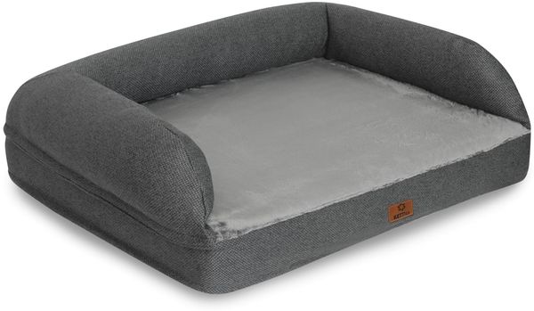 elGiga orthopädisches Hundebett Moritz - Bezug mit RV waschbar - M 80 x 55 cm