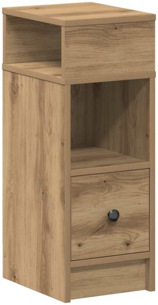 vidaXL Nachttisch mit Schublade Artisan-Eiche 25x31x66 cm 858630