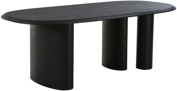 Esstisch Nilla / Tirano, Schwarz, 100 x 76 x 220 cm