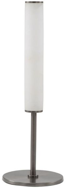 Signature 'MONTAIGNE' Tischlampe aus weißem Alabaster und schwarzem Metall - H59 cm - Schwarz
