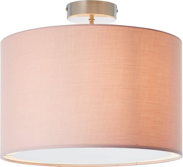 OTTO home Deckenleuchte Stellan, ohne Leuchtmittel, Deckenlampe mit Stoff - Schirm, Ø 40 cm, Höhe 32 cm