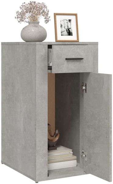 vidaXL Büroschrank Betongrau 40x49x75 cm Holzwerkstoff 816796 Bild 5