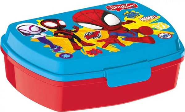 MARVEL Lunchbox Spiderman Brotdose Brotbüchse Sandwich Lunch Box Spidey Schule 16x12cm