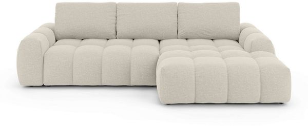 OTTO home Ecksofa AZITA L-Form, 270 cm - OTTO. Verlässliche Qualität, wahlweise als Schlafsofa m. Bettkasten, Bubble-Optik