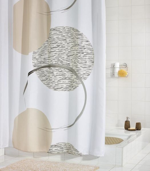 Ridder Duschvorhang Sophie beige Breite 180 cm