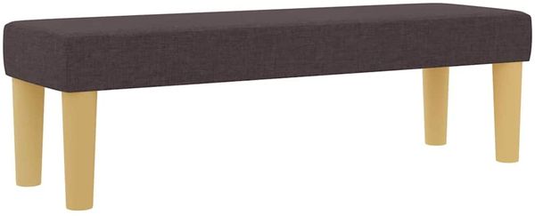 vidaXL Boxspringbett mit Kopfteil Dunkelbraun 190 x 140 cm Stoff 3344299 Bild 5