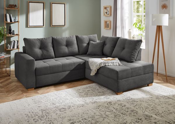 Job 'Heidelberg KPL' Wohnlandschaft, Cord grau