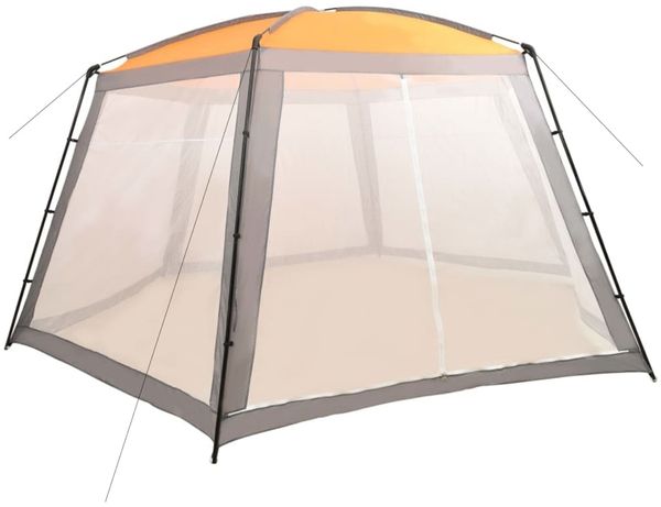vidaXL Pool-Zelt Stoff 660x580x250 cm Grau 93047