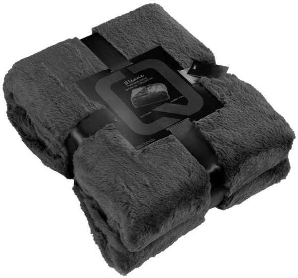 Wohndecke ELIANE, REALLaxx, flauschige XL Sofadecke 150x200cm, große Kunstfell Kuscheldecke Bild 5