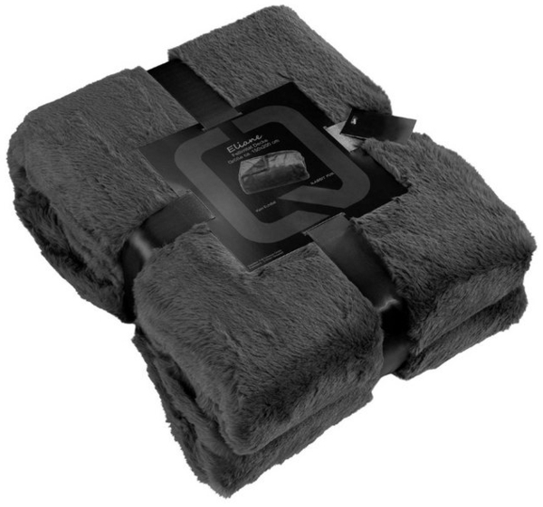 Wohndecke ELIANE, REALLaxx, flauschige XL Sofadecke 150x200cm, große Kunstfell Kuscheldecke Bild 4