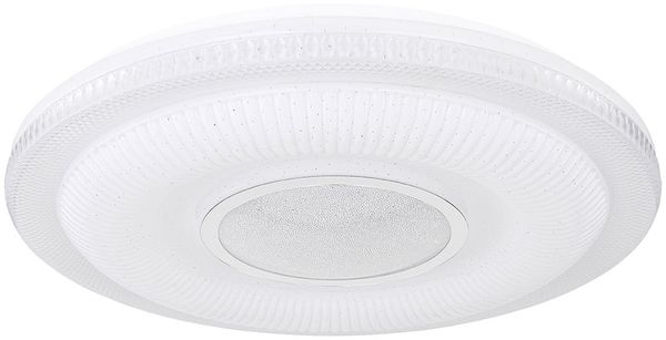 Smart LED Deckenleuchte, Fernbedienung, dimmbar, Kristalle
