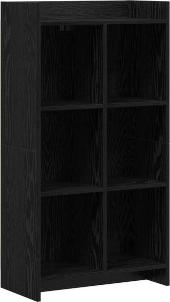 vidaXL Bücherregal Schwarze Eiche 59 x 30 x 111 cm Holzwerkstoff 8011284