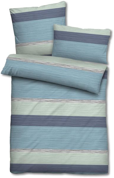 Mikrofaser Seersucker Bettwäsche 135 x 200 + 80 x 80 cm + 40 x 80 cm 3-teilig