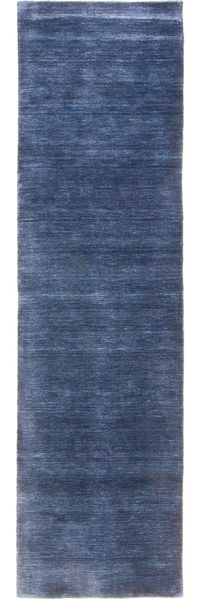 Gabbeh Teppich - Loribaft Softy - Teppstar 300 x 80 cm - petrolblau - läufer