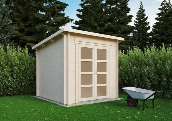 Fjordholz Gartenhaus Modell Max 44 A Schwedenrot
