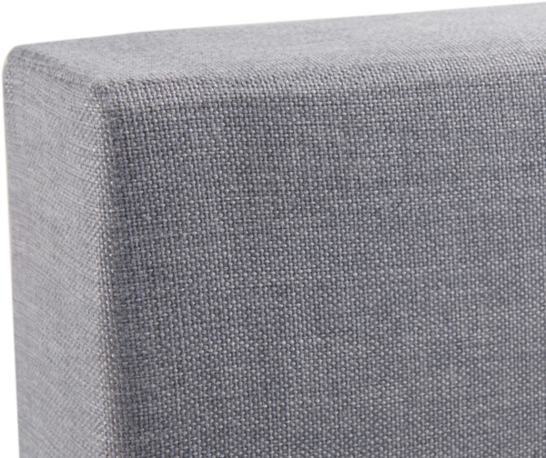 Boxspringbett 'President' Kunstleder, 180x200 cm, Hellgrau Bild 4