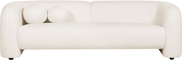Sofa Set 5-Sitzer LEIREN Bouclé Weiß Bild 5
