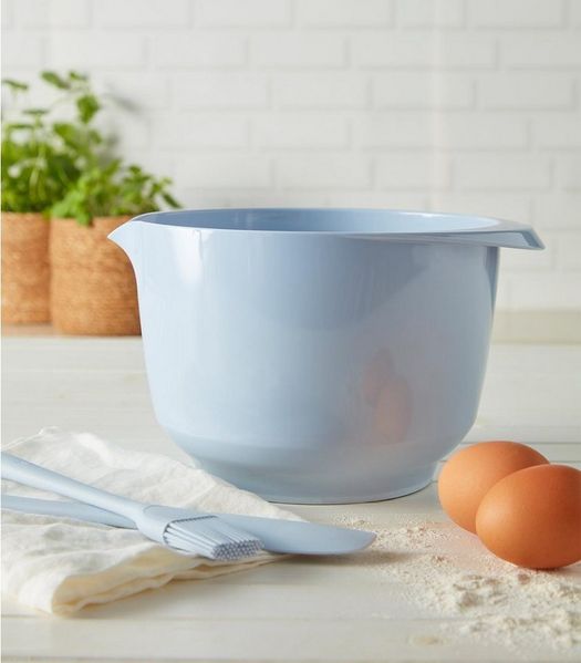 Birkmann Rührschüssel COLOUR KITCHEN, Hellblau, B 26 cm, 4 Liter, Kunststoff, (1-tlg), PET-Kunststoff, mit Anti-Rutsch-Ring am Boden