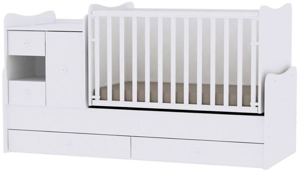 Lorelli '3-in-1 Mini Max' Babybett umbaubar, weiß