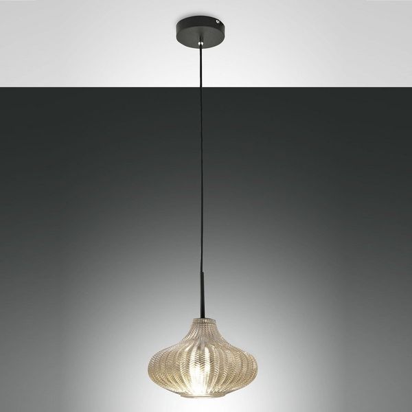 Fabas Luce 3723-40-167 Pendelleuchte Budelli champagner 26cm E27