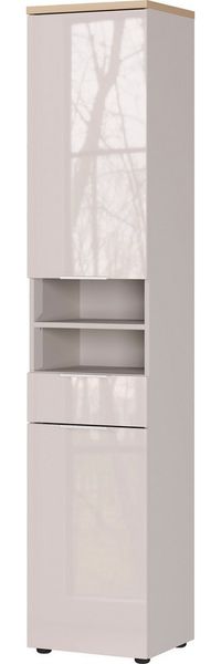 GERMANIA Hochschrank Tavira (1-St) Hochschrank mit Glasfronten und Türdämpfung