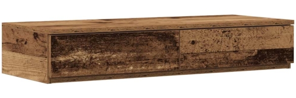 vidaXL Bettschubladen Altholz 100 x 36,5 x 16,5 cm Holzwerkstoff 866913