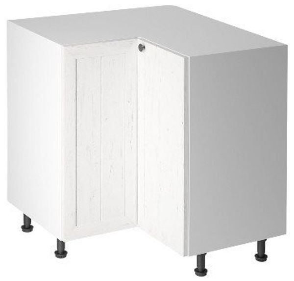 ROYAL24_MARKT Eckunterschrank - Platzsparende Lösung für Küchenecken (Eckunterschrank, 1-St, Provence - D90N) Beste Güte - Innovatives Design - Modern.