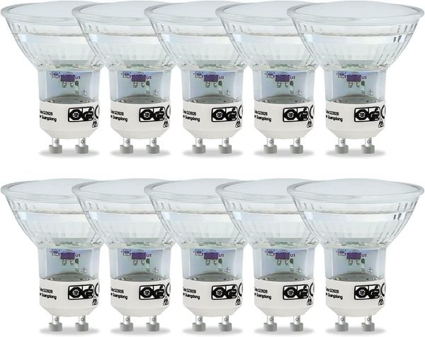 Nettlife LED-Leuchtmittel 10ER GU10 LED Leuchtmittel Warmweiß 4W 320LM, GU10, 10 St, 3000K