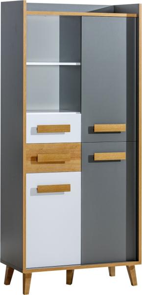 Schubladenunterschrank Rimini 60x82cm HETTICH Vollauszug matt Farbe: RAL 1027 currygelb matt / weiß RI-D3A/60